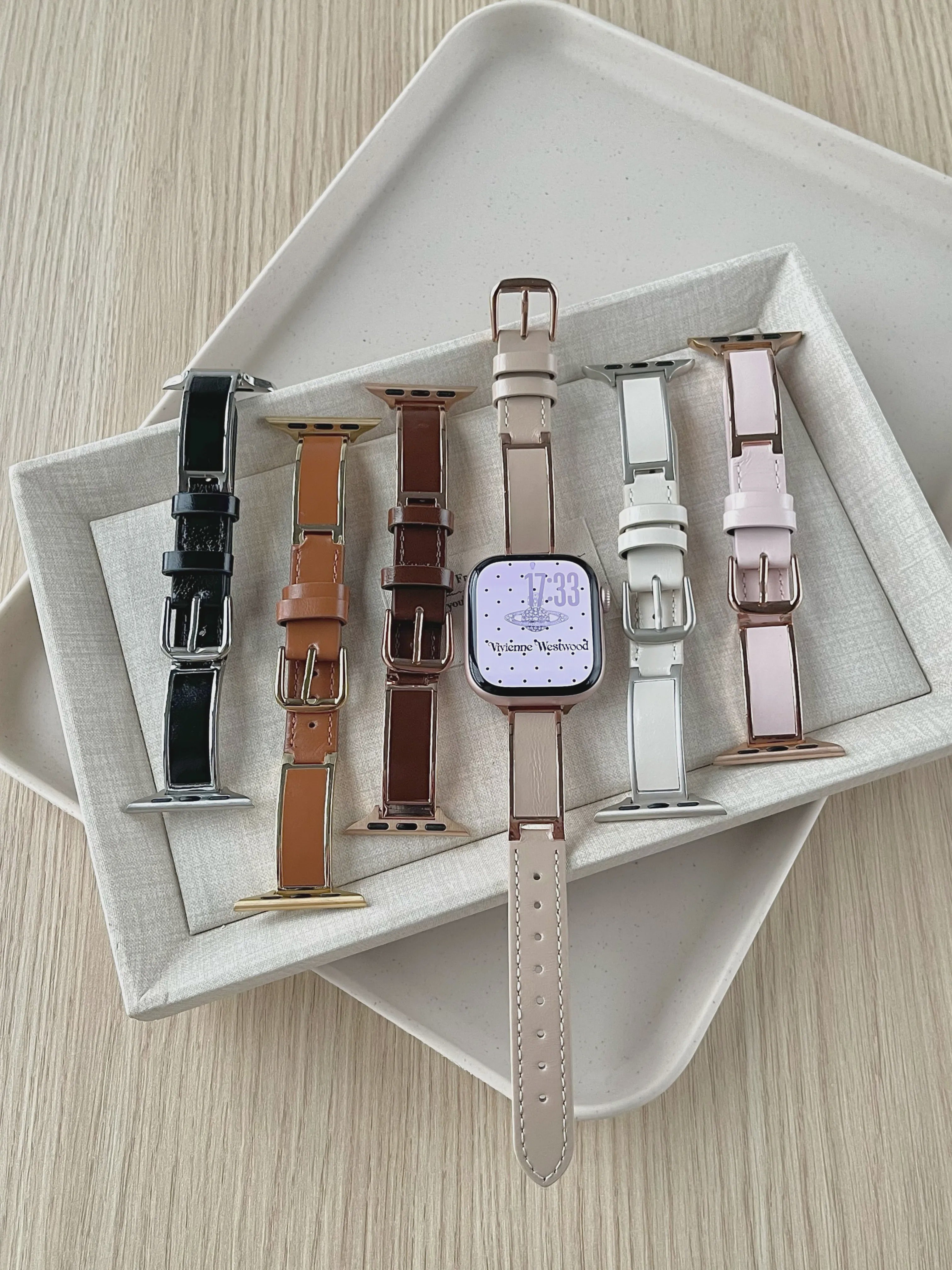 Leather Wrap Watch Band