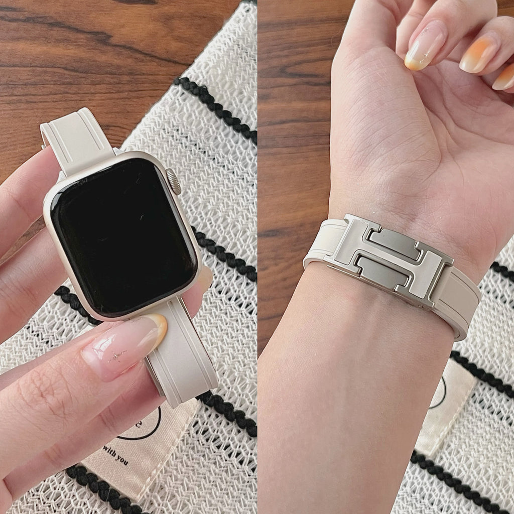 Slim Magnetic Silicone Band