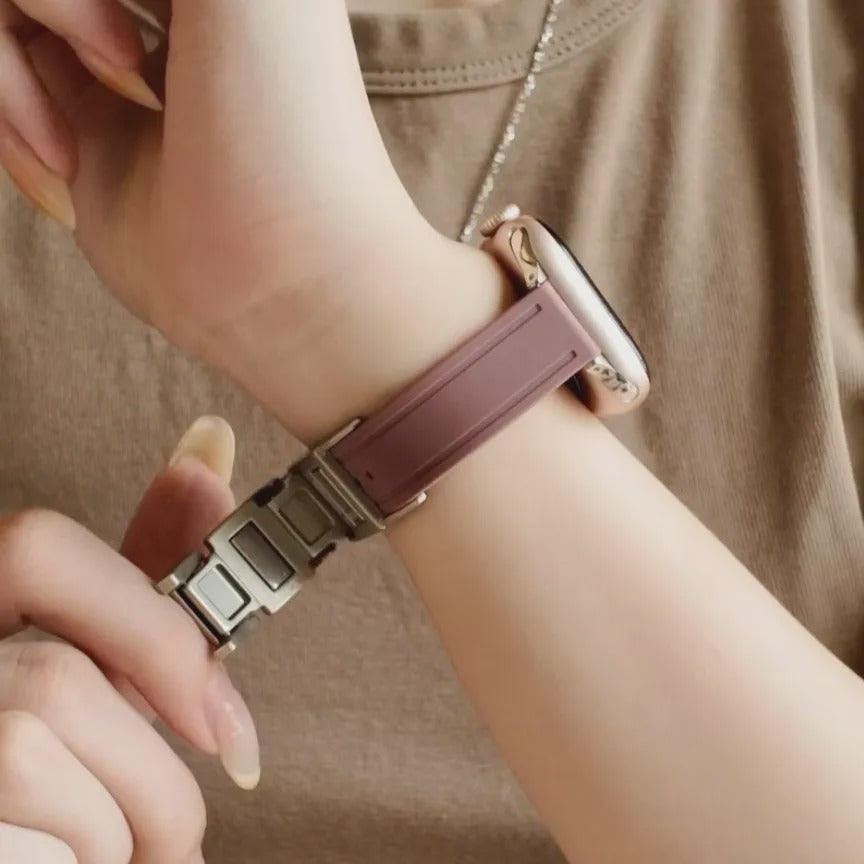 Slim Magnetic Silicone Band