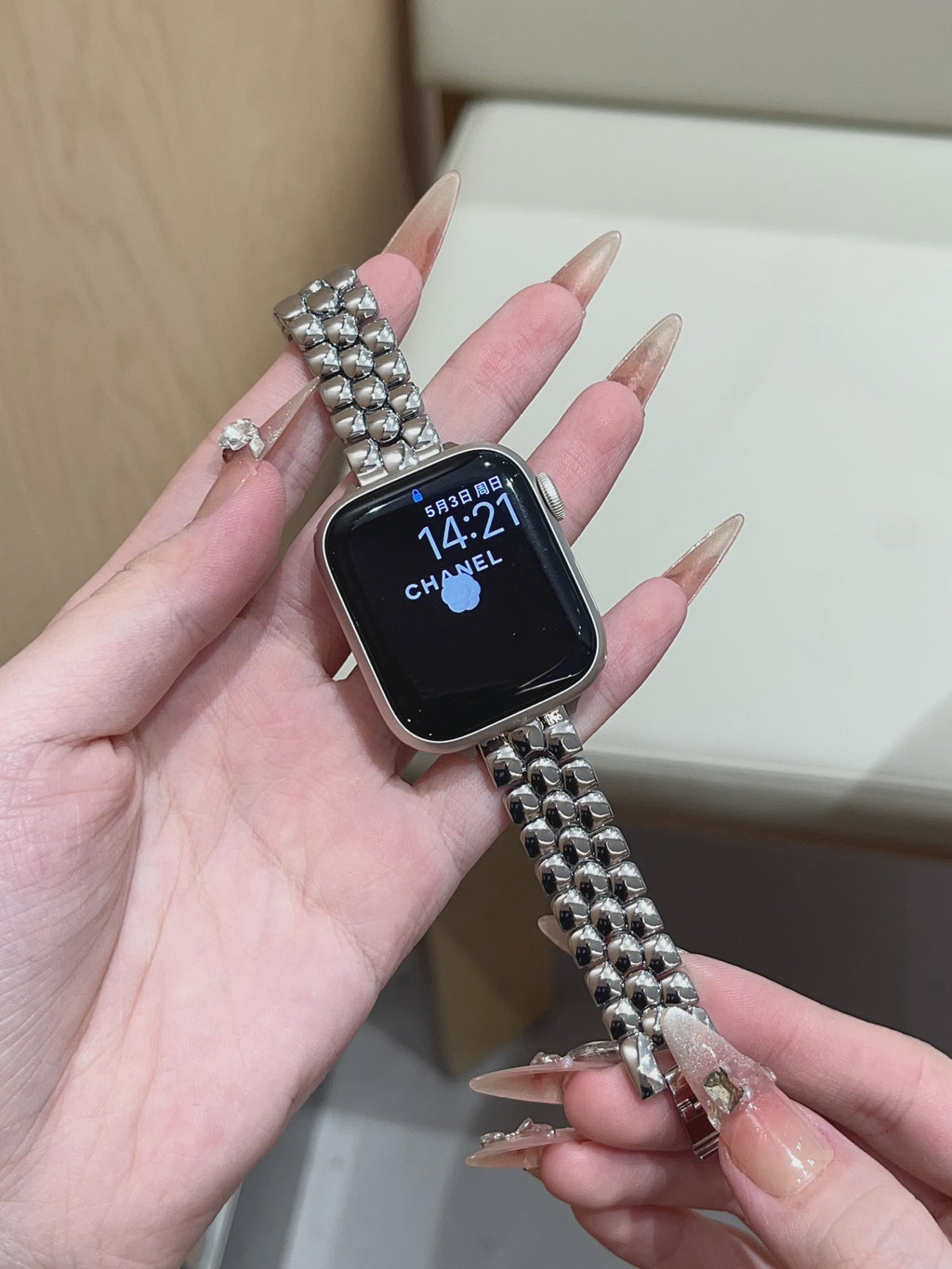 Sugar Link Stainless Steel Band
