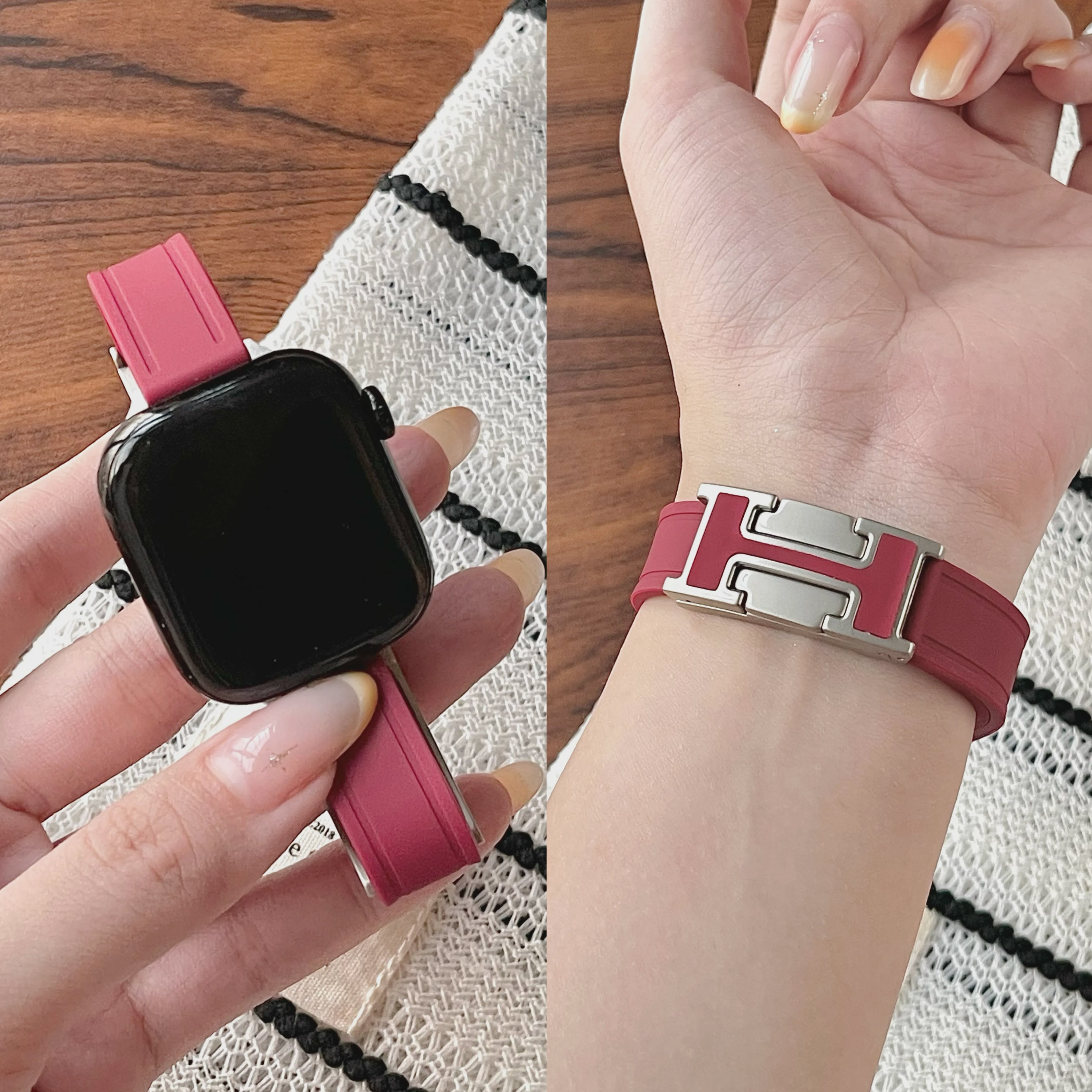 Slim Magnetic Silicone Band