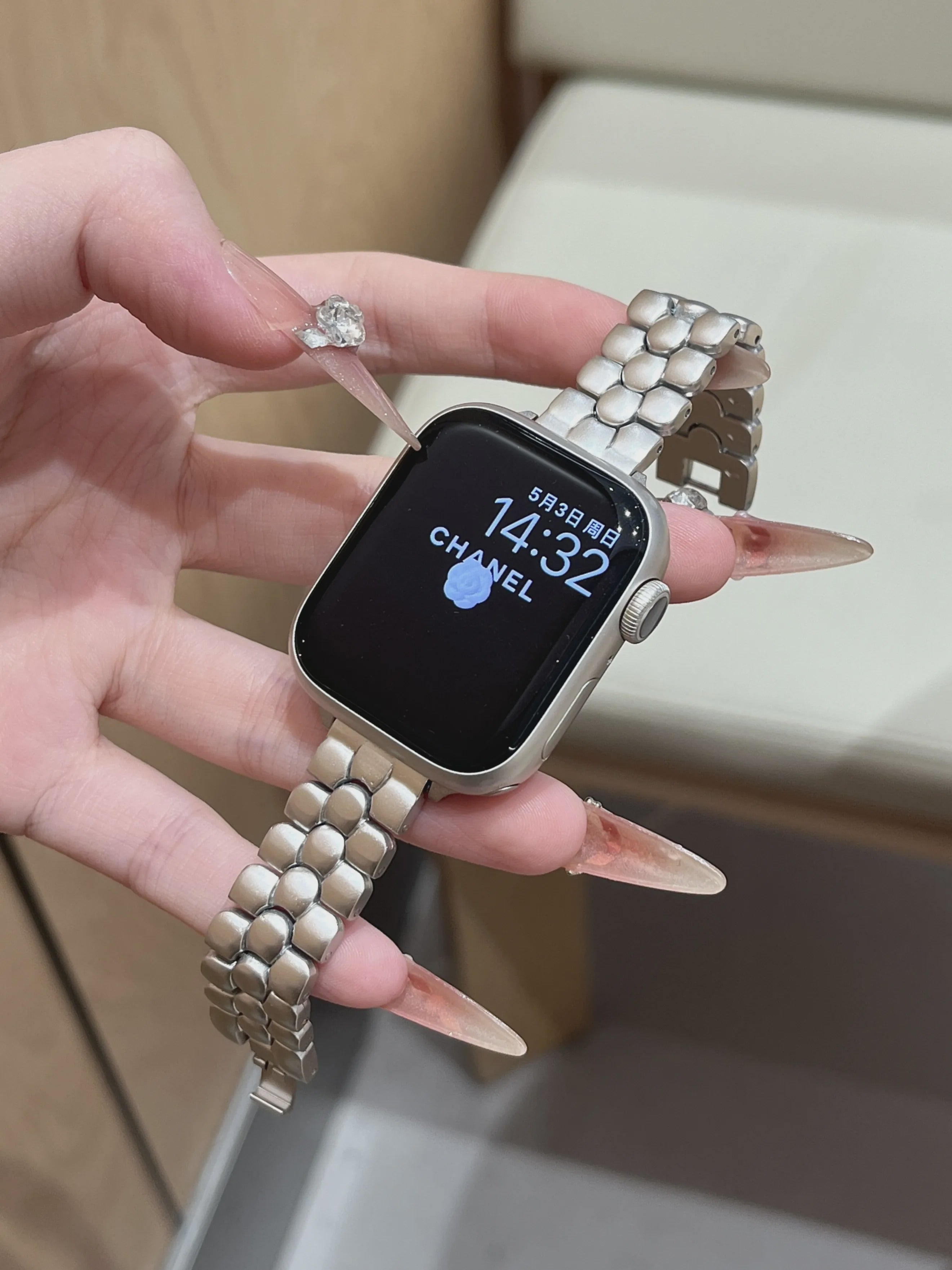 Sugar Link Stainless Steel Band