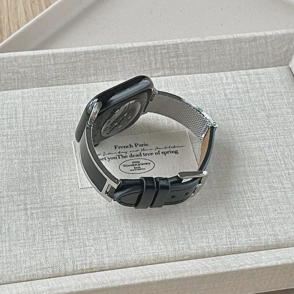 Leather Wrap Watch Band