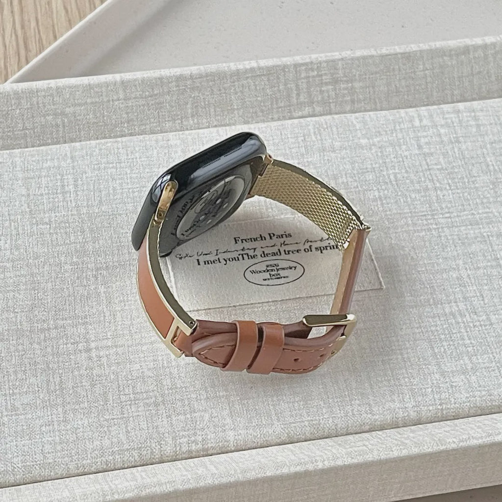 Leather Wrap Watch Band
