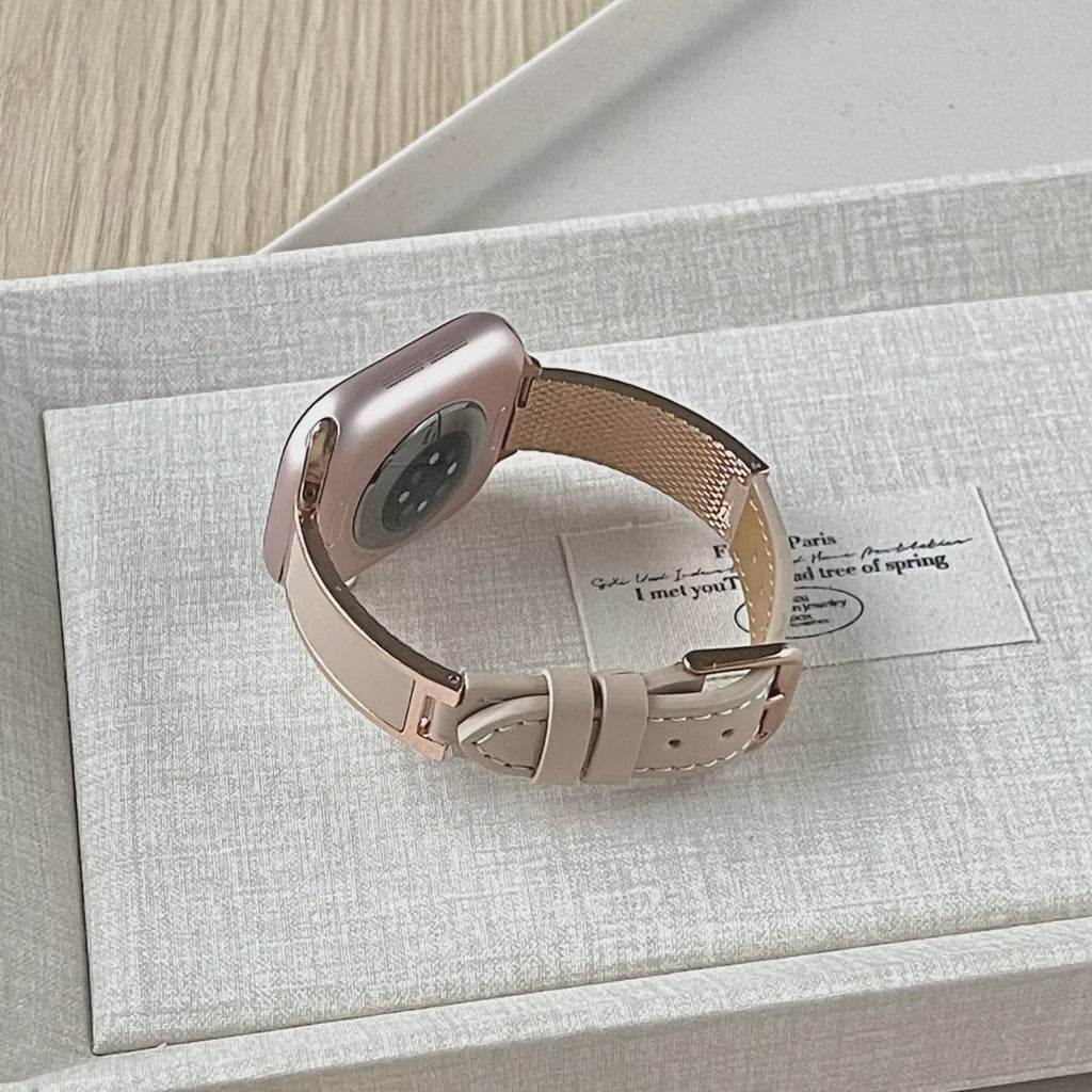Leather Wrap Watch Band