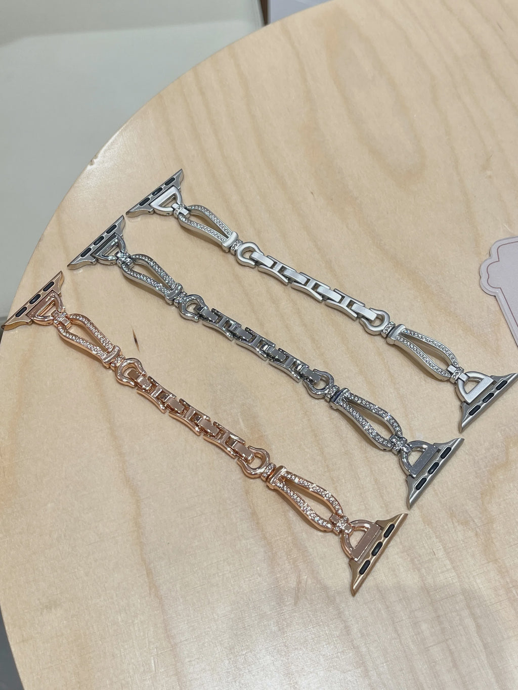 Horseshoe Clasp Crystal Bracelet Band