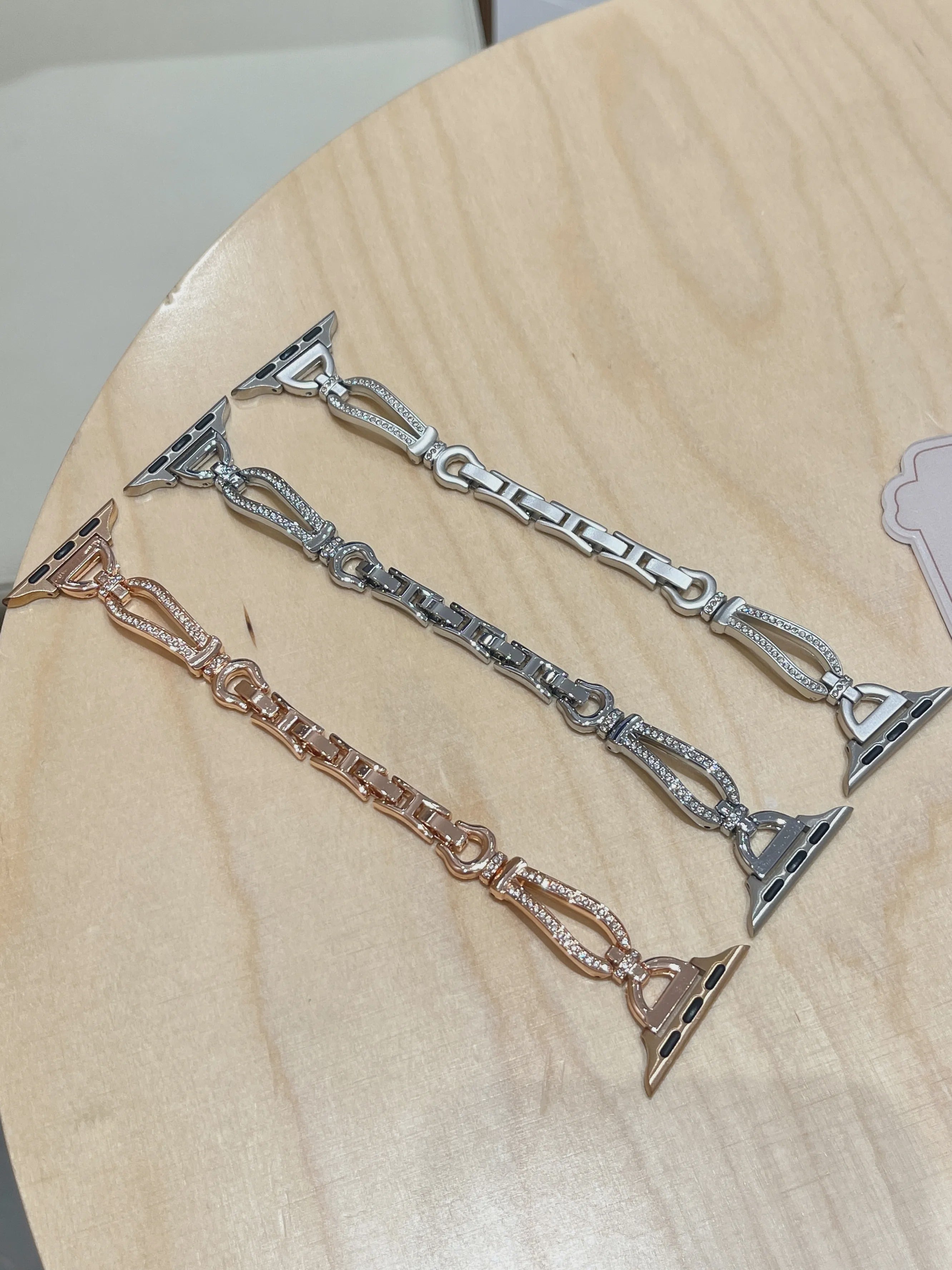 Horseshoe Clasp Crystal Bracelet Band