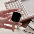 Luxury Lace Metal Band Compatible with Apple Watch Series 11 10 9 SE Ultra, Filigree Stainless Steel Bracelet for iWatch 44mm 45mm 49mm - Silver